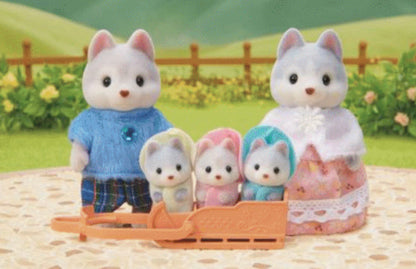 Calico Critters Husky Family