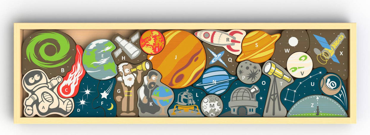Wooden  A to Z Puzzles - Einstein's Attic